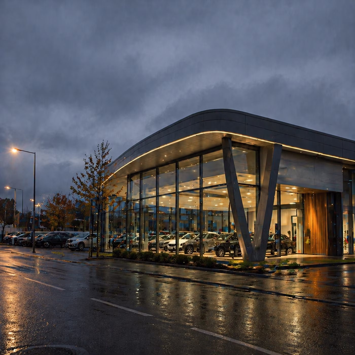Autohaus-Bestand in einer Schweizer Garage